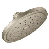 Moen - 7-Inch Single Function Eco Performance Shower Head with Immersion Rainshower Technology, Brushed Nickel - Brushed Nickel