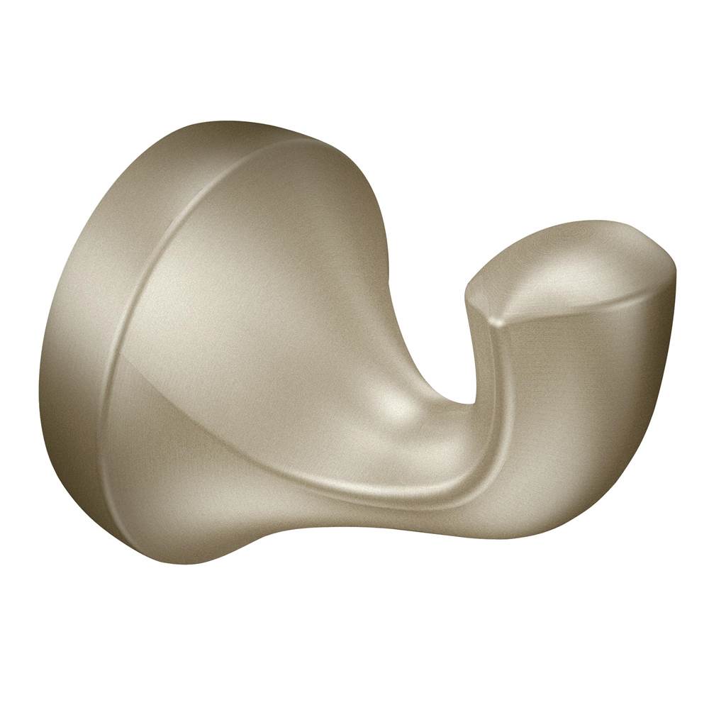 Moen - Brushed Nickel Single Robe Hook - Brushed Nickel