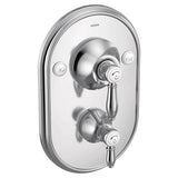 Moen - Weymouth Posi-Temp with Built-in 3-Function Transfer Valve Trim Kit, Valve Required, Chrome - Chrome