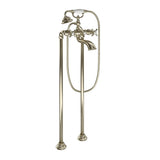 Moen - Weymouth 2-Handle Wall Mount Roman Tub Filler Trim Kit in Brushed Nickel (Valve Sold Separately) - Brushed Nickel