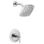 Moen - Flara M-CORE 3-Series 1-Handle Eco-Performance Shower Trim Kit in Chrome (Valve Sold Separately) - Chrome