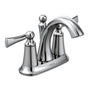 Moen - Chrome Two-Handle Bathroom Faucet, 5.50 x 8.13 x 10.13 inches - Chrome