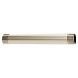 Moen - 6-Inch Straight Shower Arm, Nickel - Polished Nickel