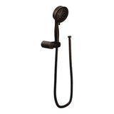 Moen - Four Function Eco-Performance Handheld Shower with Wall Bracket and 69-Inch Hose, Oil Rubbed Bronze - Oil Rubbed Bronze