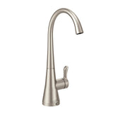 Moen - Sip Transitional Cold Water Kitchen Beverage Faucet with Optional Filtration System, Spot Resist Stainless - Spot Resist Stainless