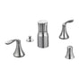 Moen - Eva 2-Handle Bidet Faucet Trim Kit in Chrome (Valve Sold Separately) - Chrome