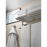 Brushed Nickel Towel Shelf
