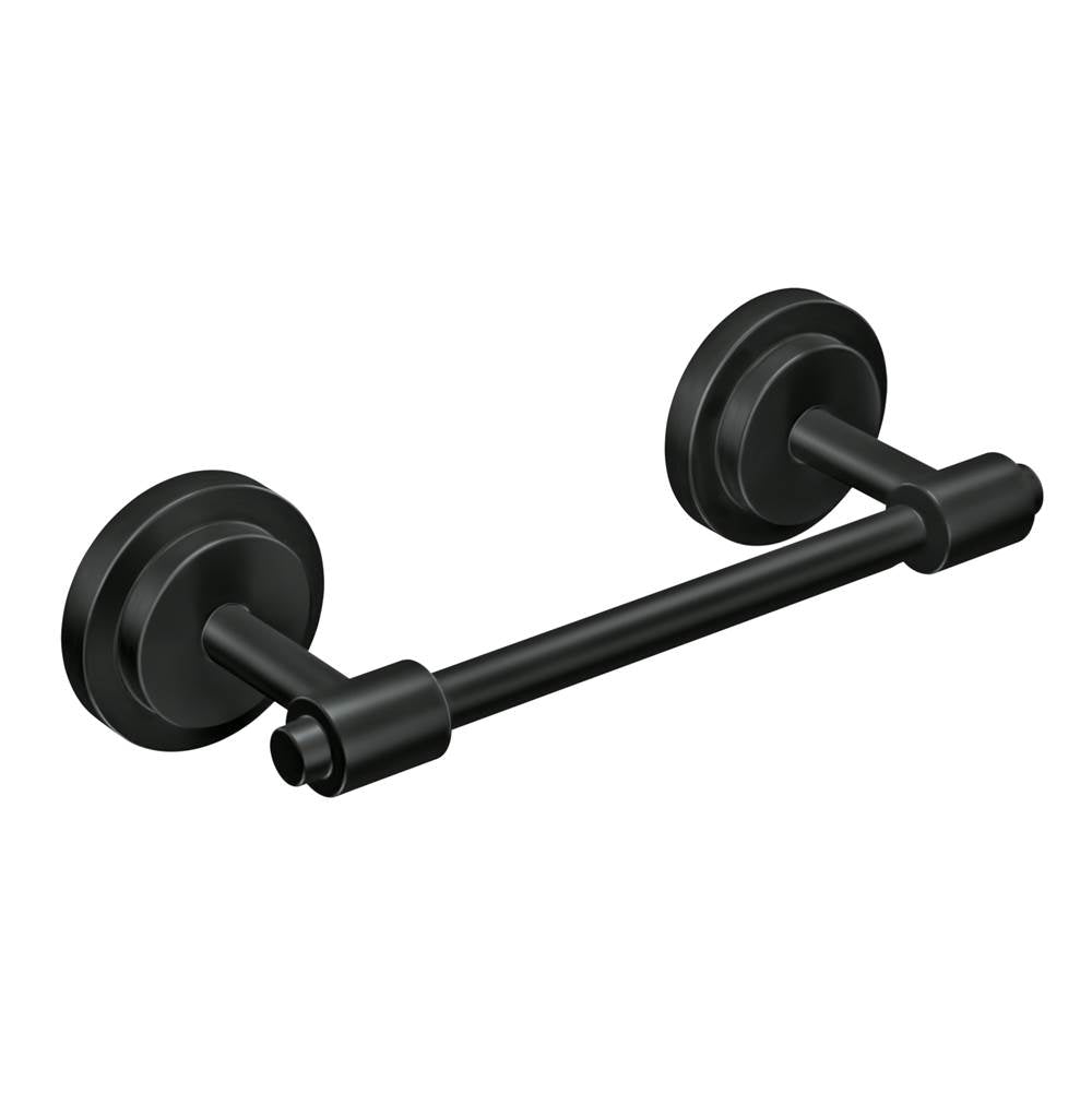 Moen - Matte Black Pivoting Paper Holder - Matte Black