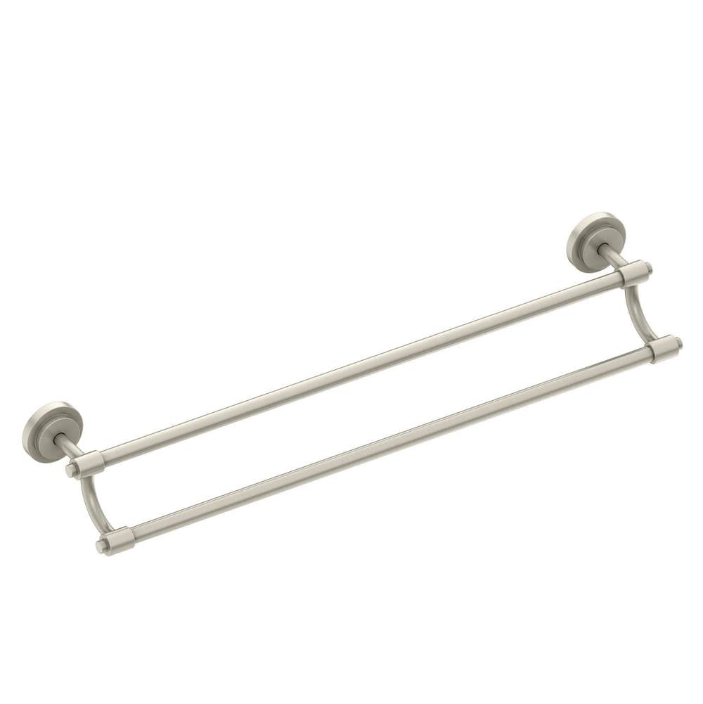 Brushed Nickel 24'' Double Towel Bar