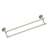Brushed Nickel 24'' Double Towel Bar