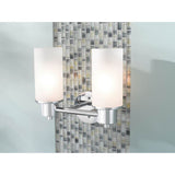 Brushed Gold Two Globe Bath Light