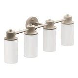 Brushed Gold Four Globe Bath Light