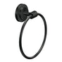 Moen - Matte Black Towel Ring - Matte Black