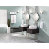 Brushed Nickel Towel Shelf