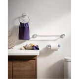 Brushed Nickel Pivoting Paper Holder