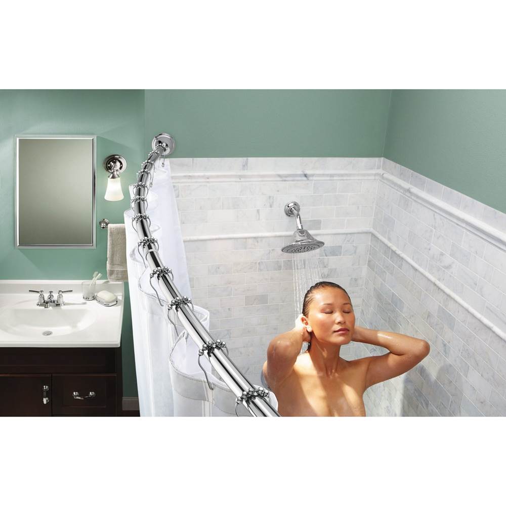 Brushed Nickel Shower Curtain Rings