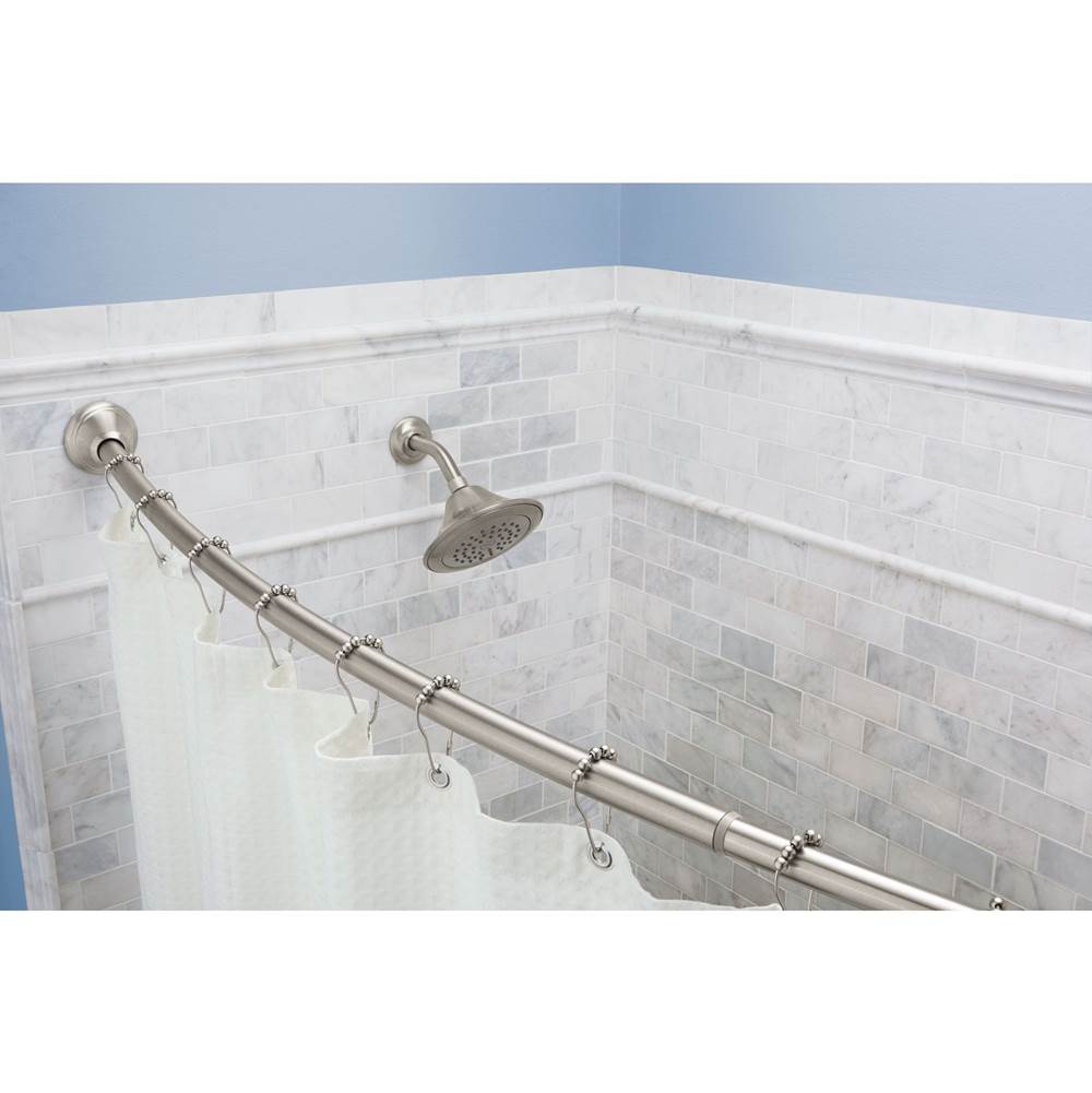 Brushed Nickel Shower Curtain Rings