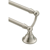 Brushed Nickel 24'' Double Towel Bar