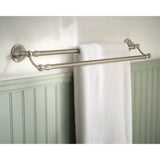 Brushed Nickel 24'' Double Towel Bar