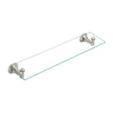 Brushed Nickel Vanity Shelf