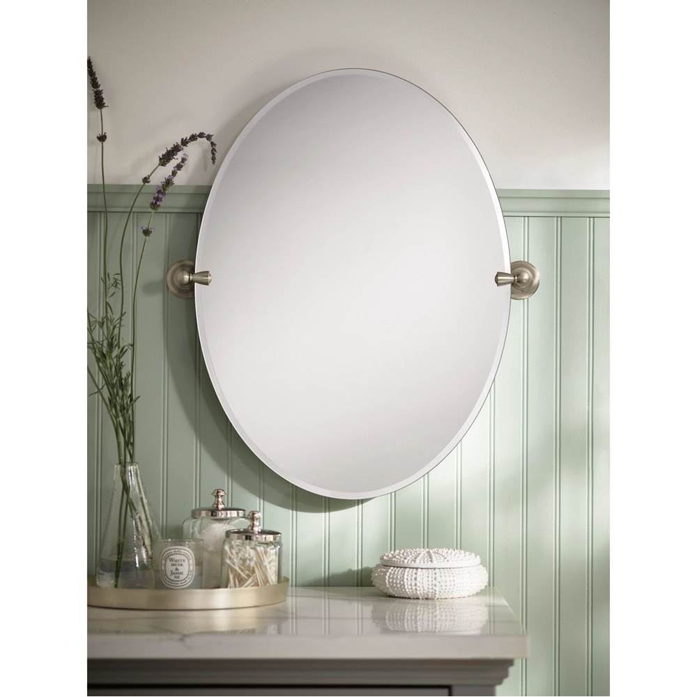 Brushed Nickel Mirror