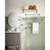 Brushed Nickel 24'' Double Towel Bar