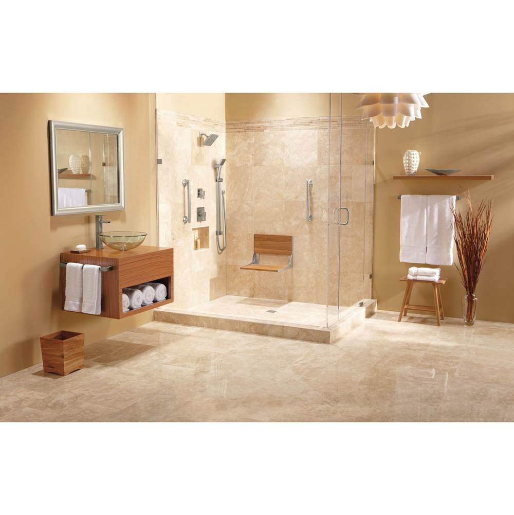 90-Degree Eco-Performance Single-Handle 1-Spray Shower Faucet Trim Kit in Chrome (Valve Sold Separately)