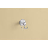 Brushed Nickel Double Robe Hook