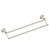 Brushed Nickel 24'' Double Towel Bar