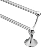 Brushed Nickel 24'' Double Towel Bar