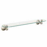 Brushed Nickel Vanity Shelf