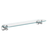 Brushed Nickel Vanity Shelf