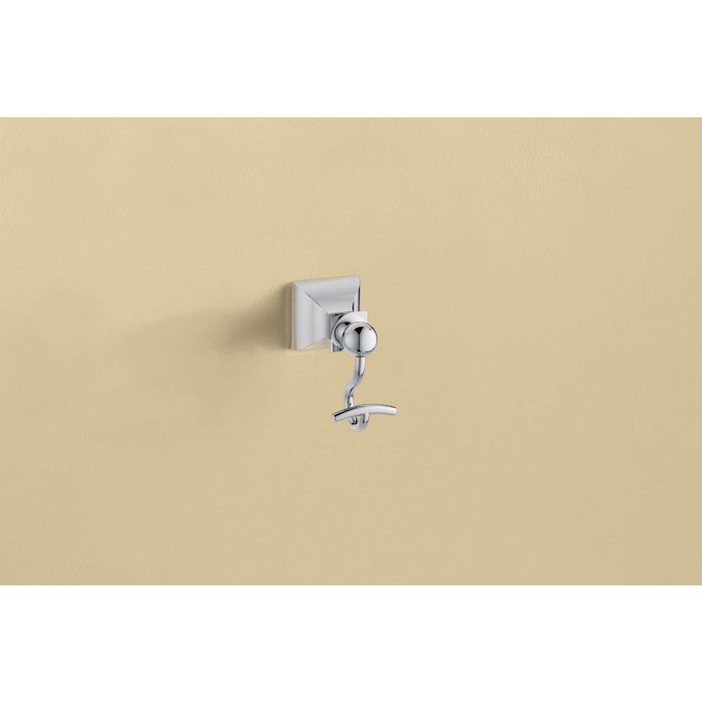 Brushed Nickel Single Robe Hook