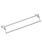 Brushed Nickel 24'' Double Towel Bar