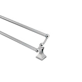 Brushed Nickel 24'' Double Towel Bar
