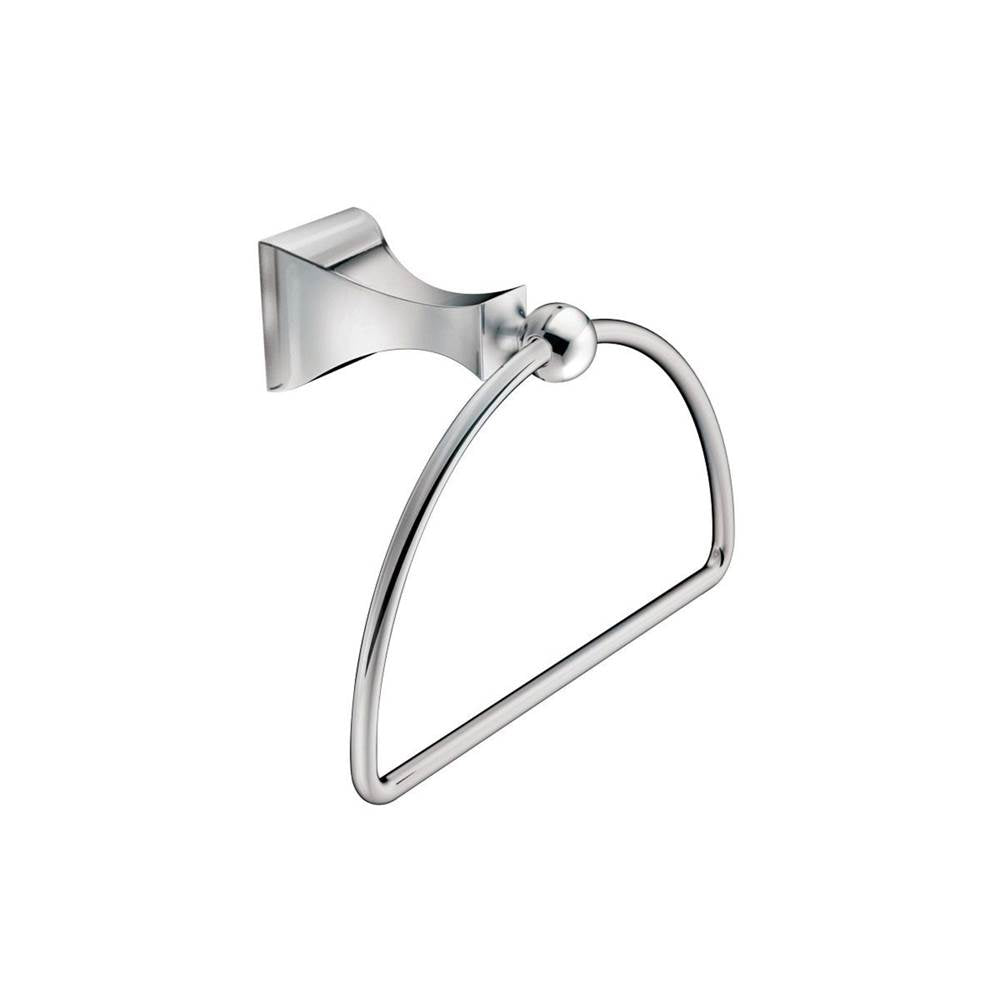 Brushed Nickel Towel Ring
