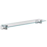 Brushed Nickel Vanity Shelf