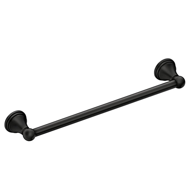 Moen - Matte Black 18'' Towel Bar - Matte Black