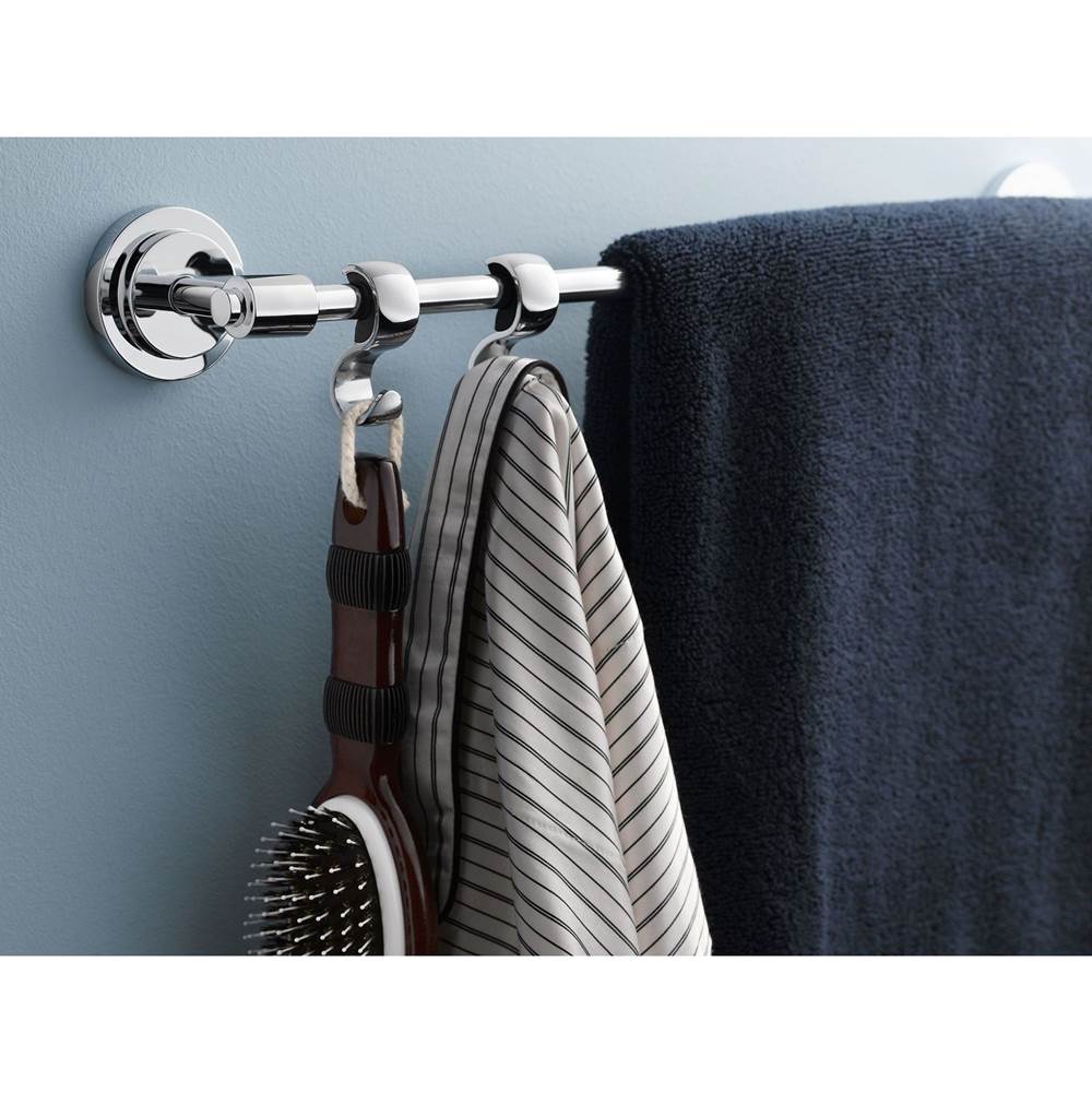 Brushed Nickel 18'' Towel Bar