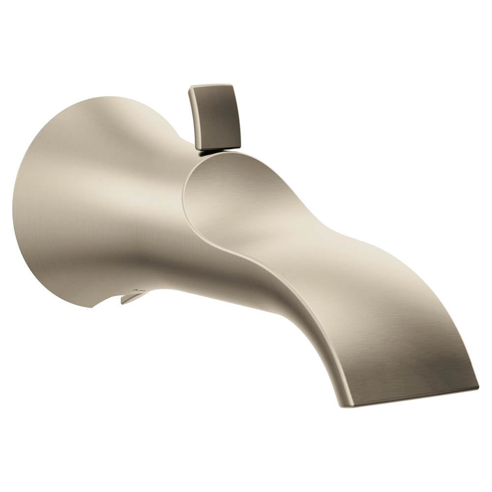 Moen - Doux Diverter Tub Spout - Brushed Nickel