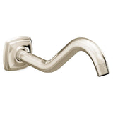 Moen - Curved Shower Arm with Wall Flange, Polished Nickel - Polished Nickel