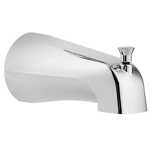 Moen - Replacemnt Tub Spout with Lift-Rod Diverter, 1/2-Inch Slip-fit CC Connection, Chrome - Chrome