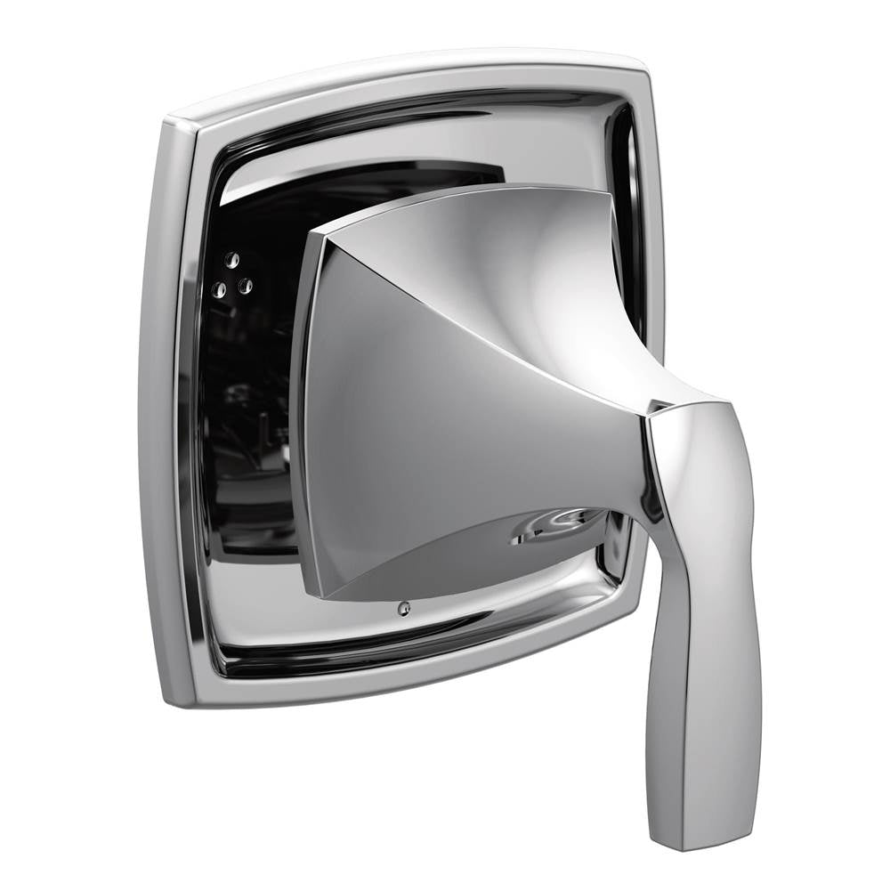 Moen - Voss Diverter 3-Function Shower Transfer Valve Trim Kit, Valve Required, Chrome - Chrome