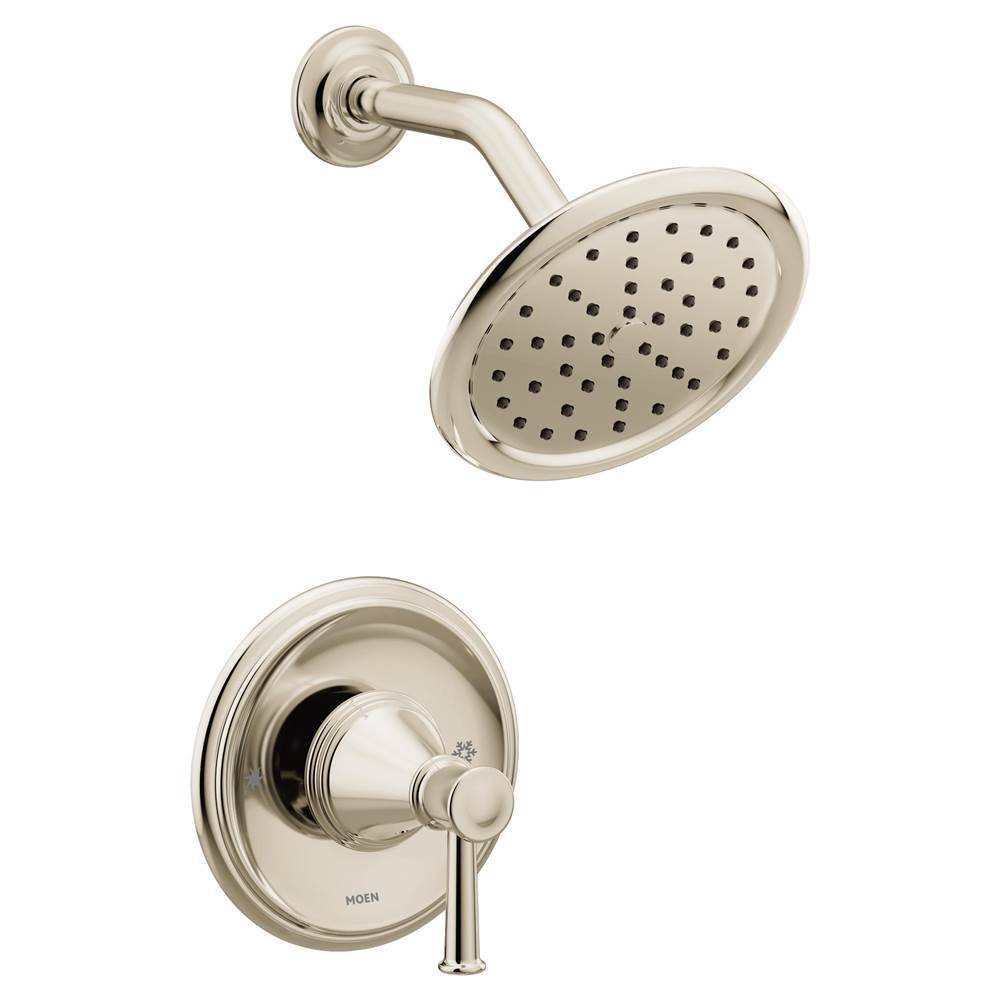 Moen - Belfield 1-Handle Posi-Temp Eco-Performance Shower Only Trim Kit in Polished Nickel (Valve Sold Separately) - Polished Nickel