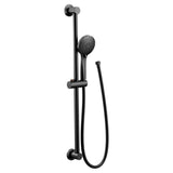 Moen - Eco-Performance 5-Function Handheld Shower with 30-Inch Slide Bar and 69-Inch Hose, Matte Black - Matte Black