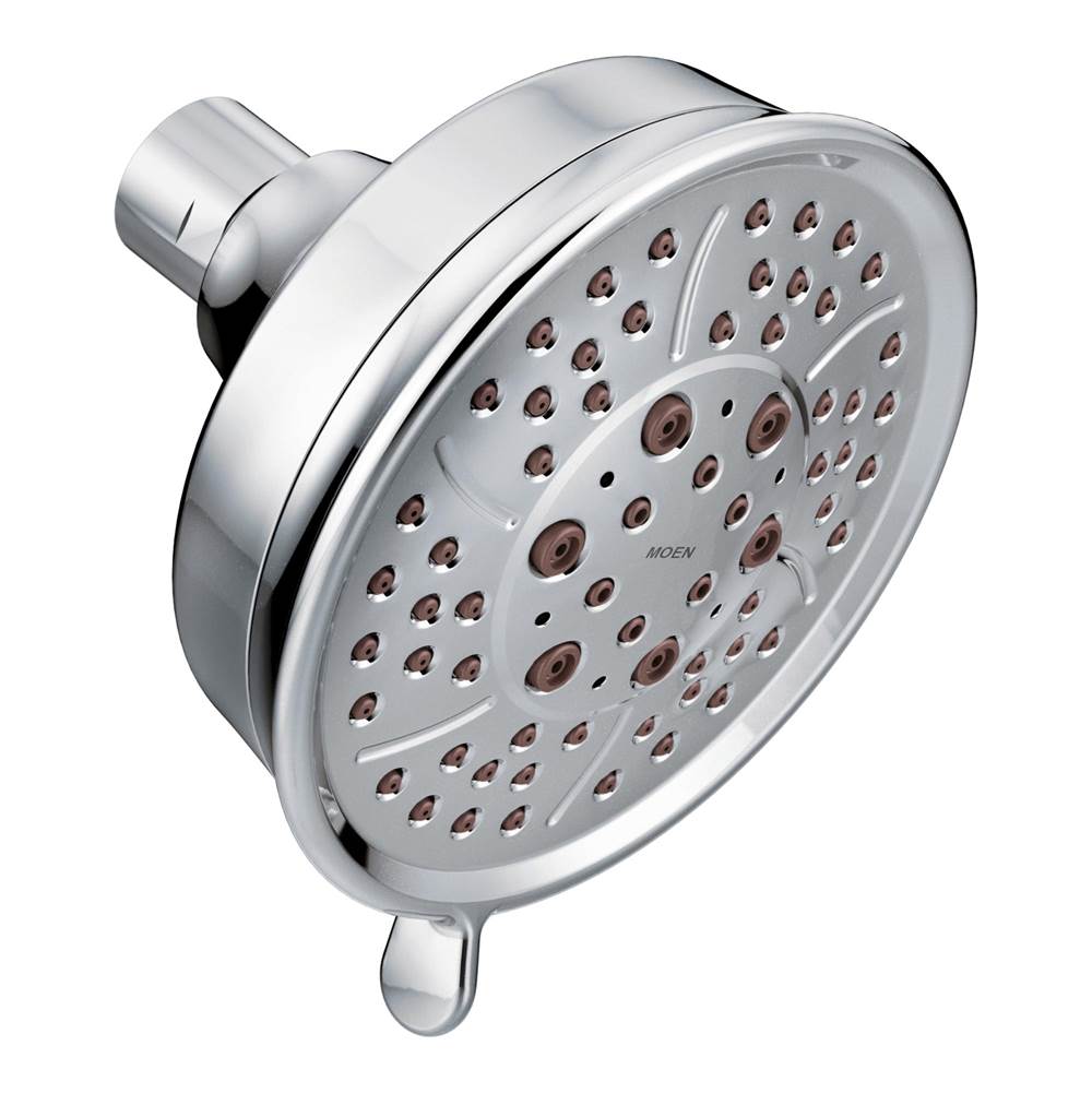 Moen - Four-Function 4-3/8-Inch Diameter Showerhead, Chrome - Chrome