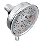 Moen - Four-Function 4-3/8-Inch Diameter Showerhead, Chrome - Chrome