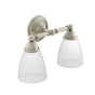 Moen - Brushed Nickel Two Globe Bath Light - Brushed Nickel