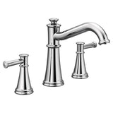 Moen - Belfield 2-Handle Deck-Mount Roman Tub Faucet in Chrome (Valve Sold Separately) - Chrome