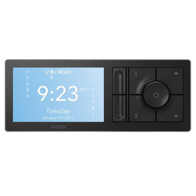 Moen - Smart Shower 2-Outlet Digital Shower Controller for Thermostatic Shower Valve, Matte Black - Matte Black